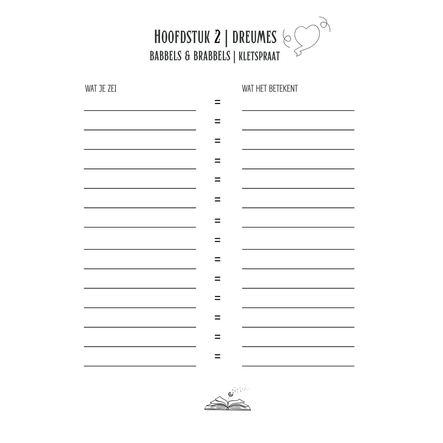 Kleine Mondjes, Grote Praatjes