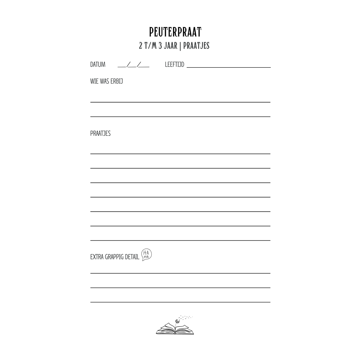 Kleine Mondjes, Grote Praatjes