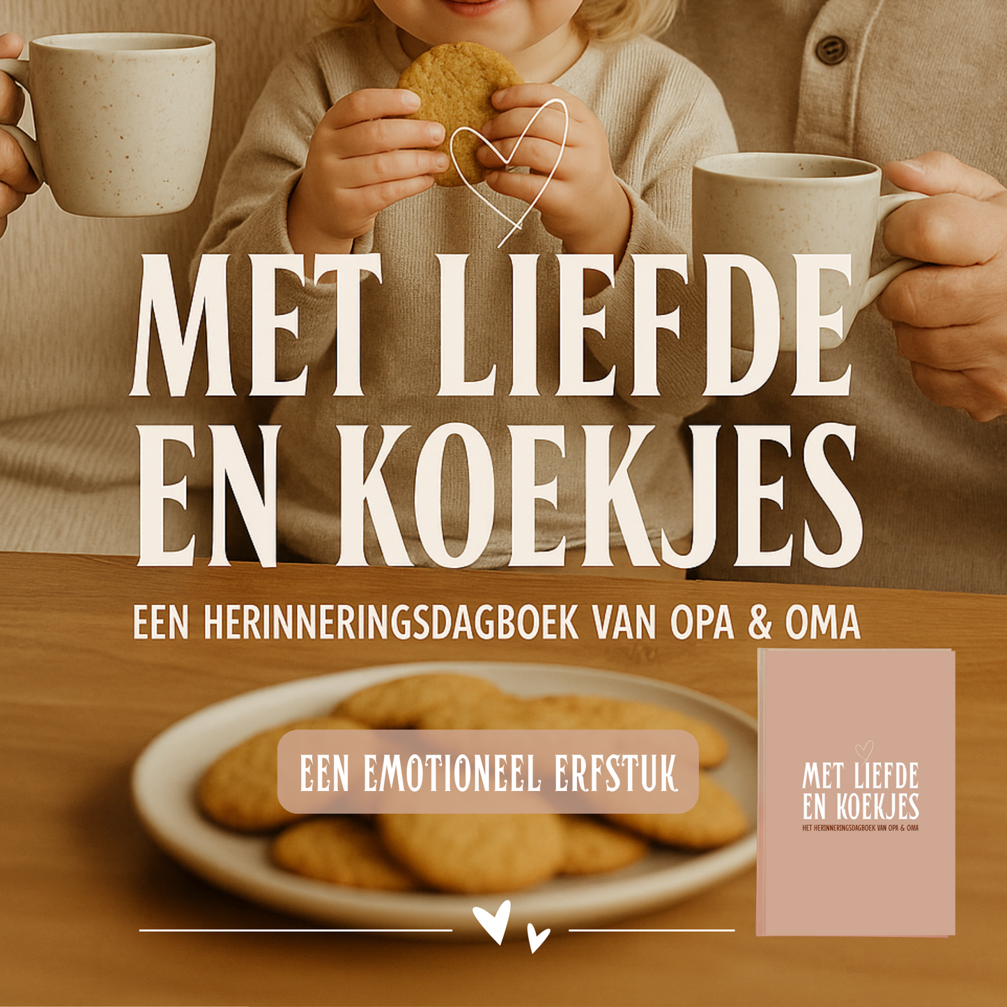 Met Liefde en Koekjes | Oppasavonturen bij Opa & Oma - Journey in Pages Babys eerste jaar invulboeken inclusief gedeelte zwangerschap en bevalling