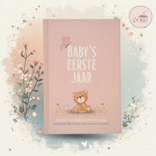 Baby's Eerste Jaar | Van Zwangerschap tot Eerste Verjaardag - Journey in Pages Babys eerste jaar invulboeken inclusief gedeelte zwangerschap en bevalling