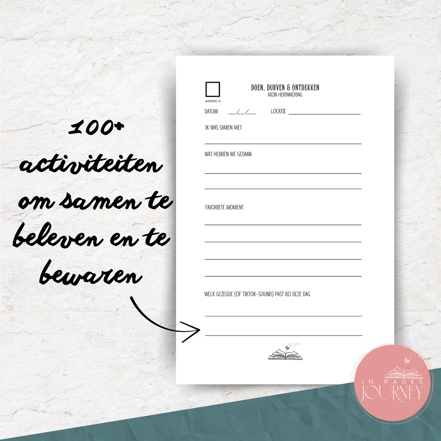 Samen Uit, Samen Thuis | Bucketlist invulboek met 100+ activiteiten