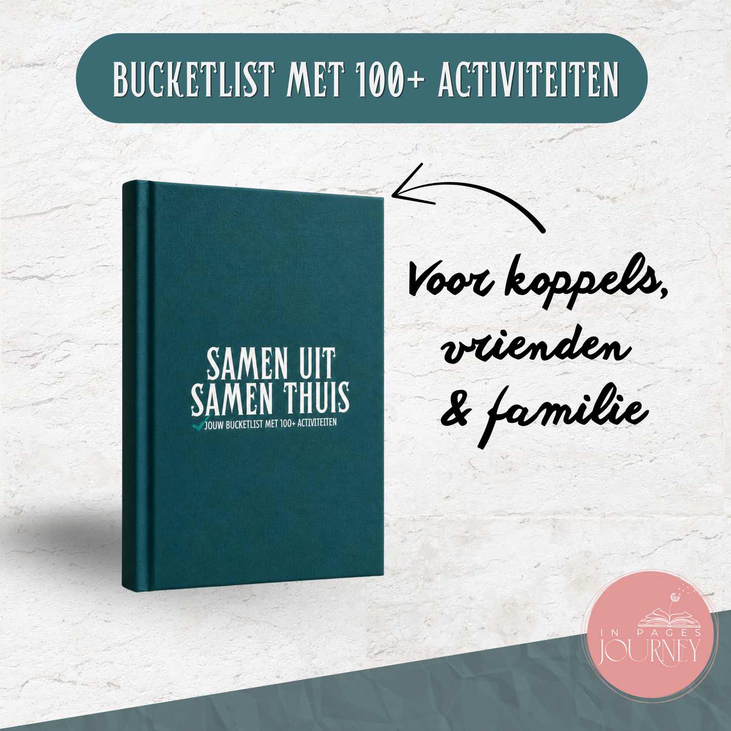 Samen Uit, Samen Thuis | Bucketlist invulboek met 100+ activiteiten