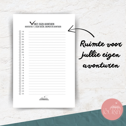 Samen Uit, Samen Thuis | Bucketlist invulboek met 100+ activiteiten