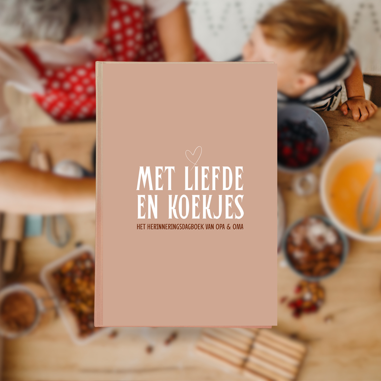Met Liefde en Koekjes | Oppasavonturen bij Opa & Oma - Journey in Pages Babys eerste jaar invulboeken inclusief gedeelte zwangerschap en bevalling