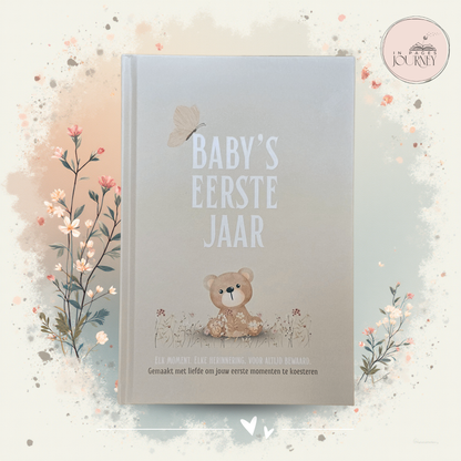 Baby's Eerste Jaar | Van Zwangerschap tot Eerste Verjaardag | Verkrijgbaar in 3 pasteltinten