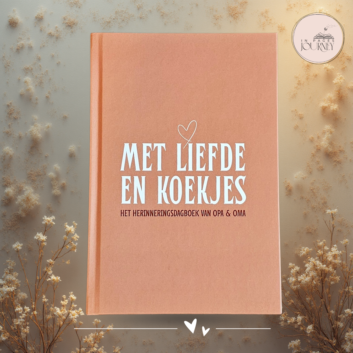Met Liefde en Koekjes | Oppasavonturen bij Opa & Oma - Journey in Pages Babys eerste jaar invulboeken inclusief gedeelte zwangerschap en bevalling