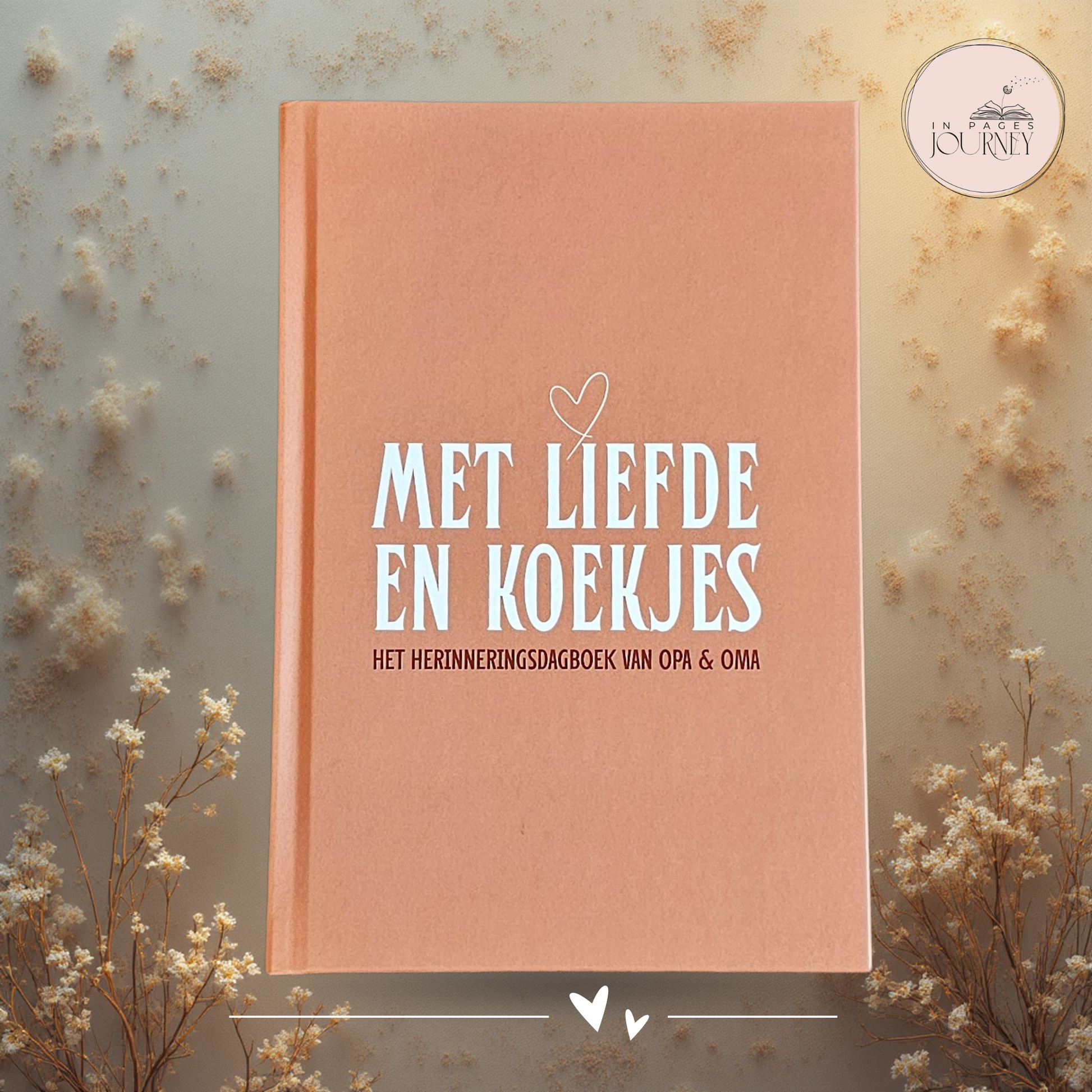 Met Liefde en Koekjes | Oppasavonturen bij Opa & Oma - Journey in Pages Babys eerste jaar invulboeken inclusief gedeelte zwangerschap en bevalling