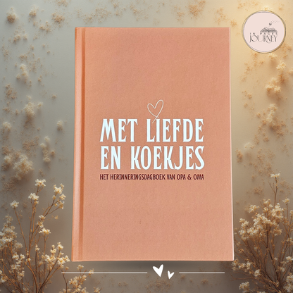 Met Liefde en Koekjes | Oppasavonturen bij Opa & Oma - Journey in Pages Babys eerste jaar invulboeken inclusief gedeelte zwangerschap en bevalling