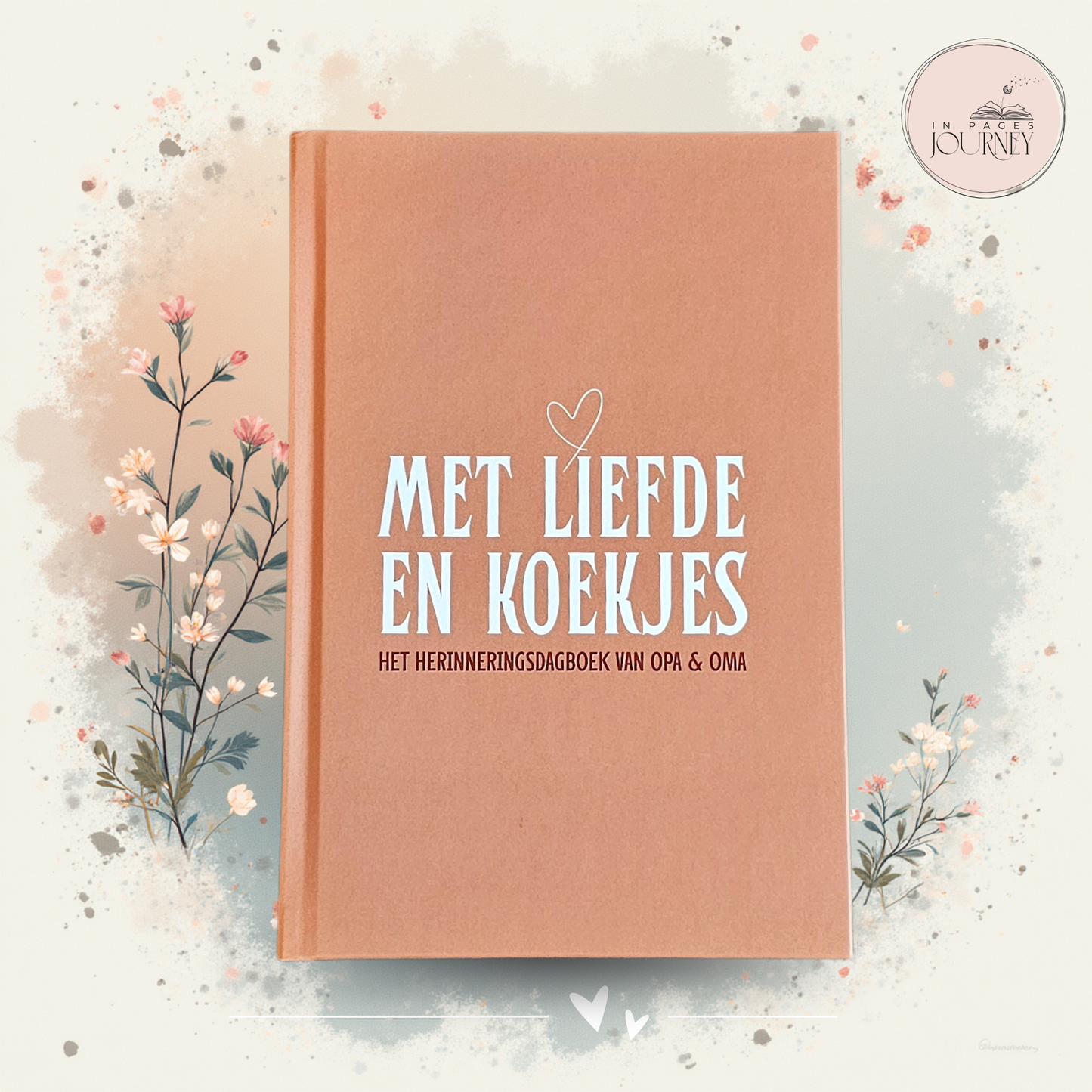 Met Liefde en Koekjes | Oppasavonturen bij Opa & Oma - Journey in Pages Babys eerste jaar invulboeken inclusief gedeelte zwangerschap en bevalling
