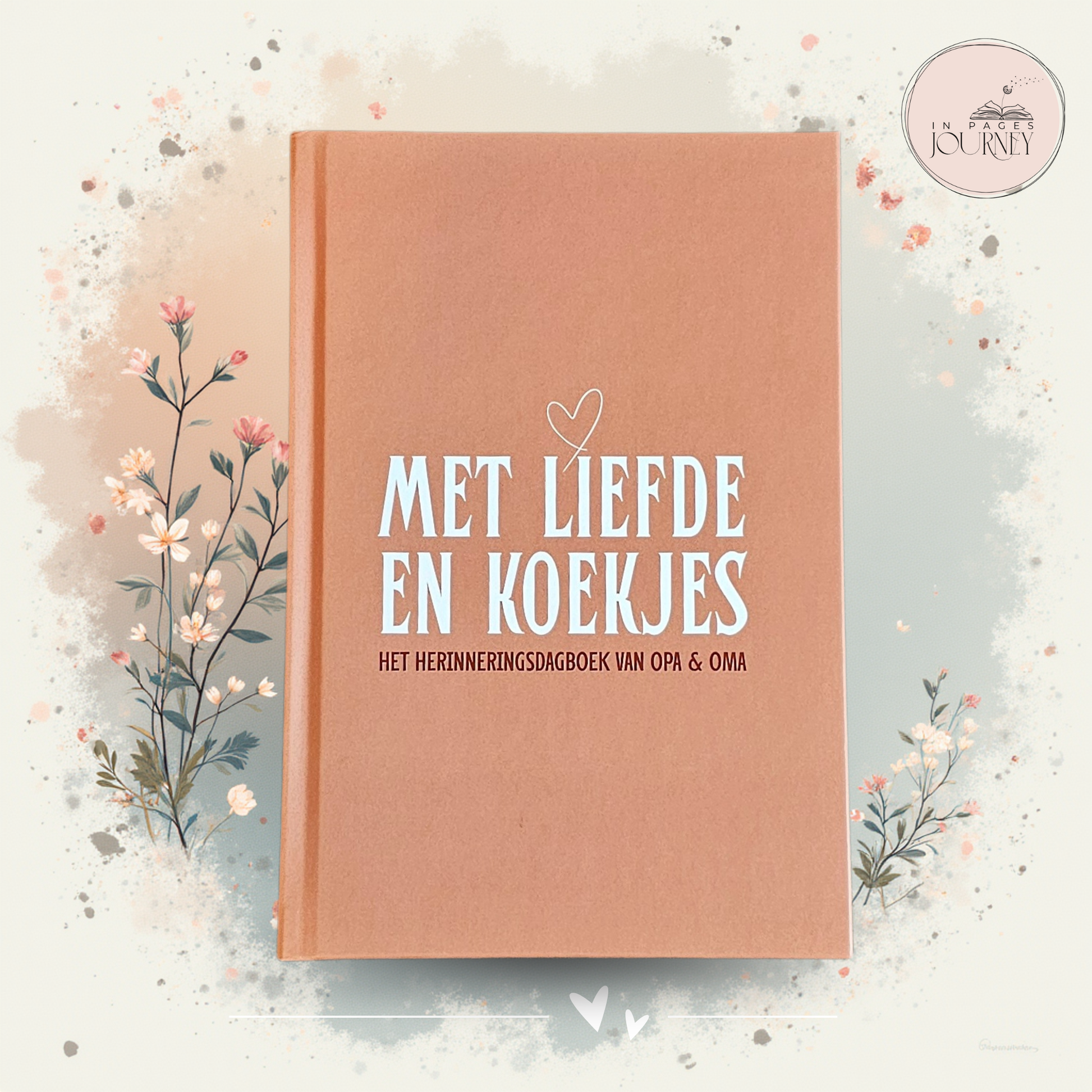 Met Liefde en Koekjes | Oppasavonturen bij Opa & Oma - Journey in Pages Babys eerste jaar invulboeken inclusief gedeelte zwangerschap en bevalling