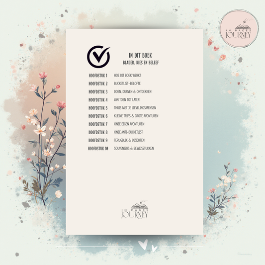 Samen Uit, Samen Thuis | Bucketlist invulboek met 100+ activiteiten